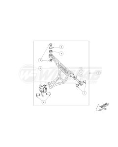 Ford Mustang Front Left Lower Arm