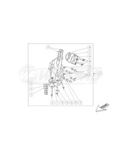 Ford Mustang Front Left Knuckle