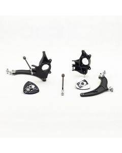 Wisefab Mitsubishi EVO 7 8 9 Front Suspension Drop Knuckle Kit - improved handling and performance.